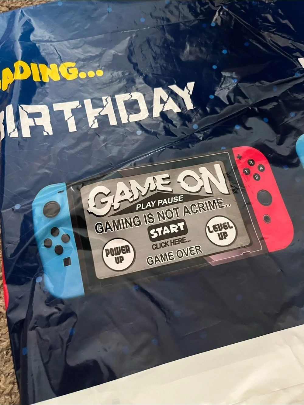 Nintendo Switch 9th Birthday party decor lot